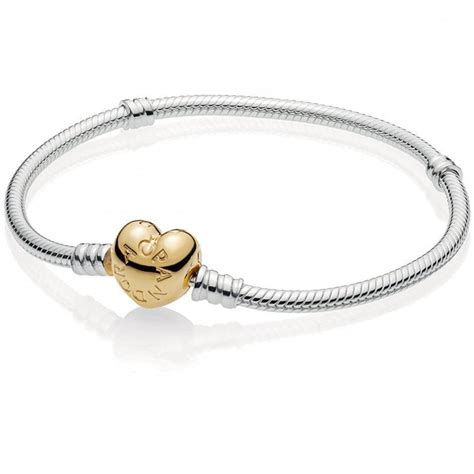 Shop Sterling silver Pandora Moments Chain Bracelets at Pandora. . Pandora moments heart clasp snake chain bracelet